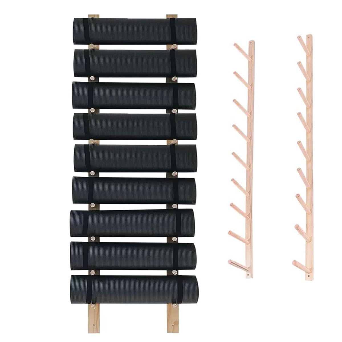 Wall & Freestanding Yoga Mat Rack