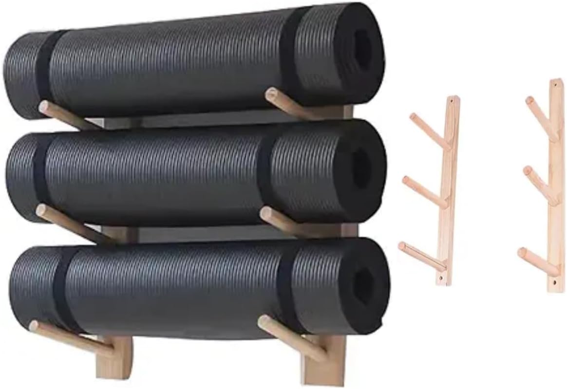 Wall & Freestanding Yoga Mat Rack