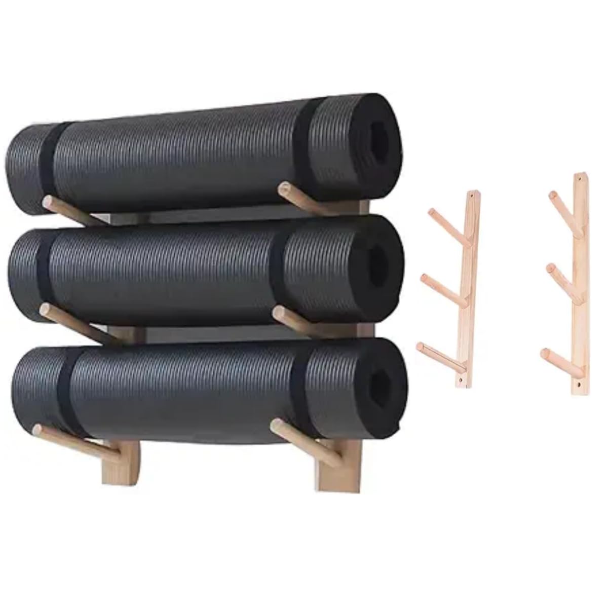 Wall & Freestanding Yoga Mat Rack