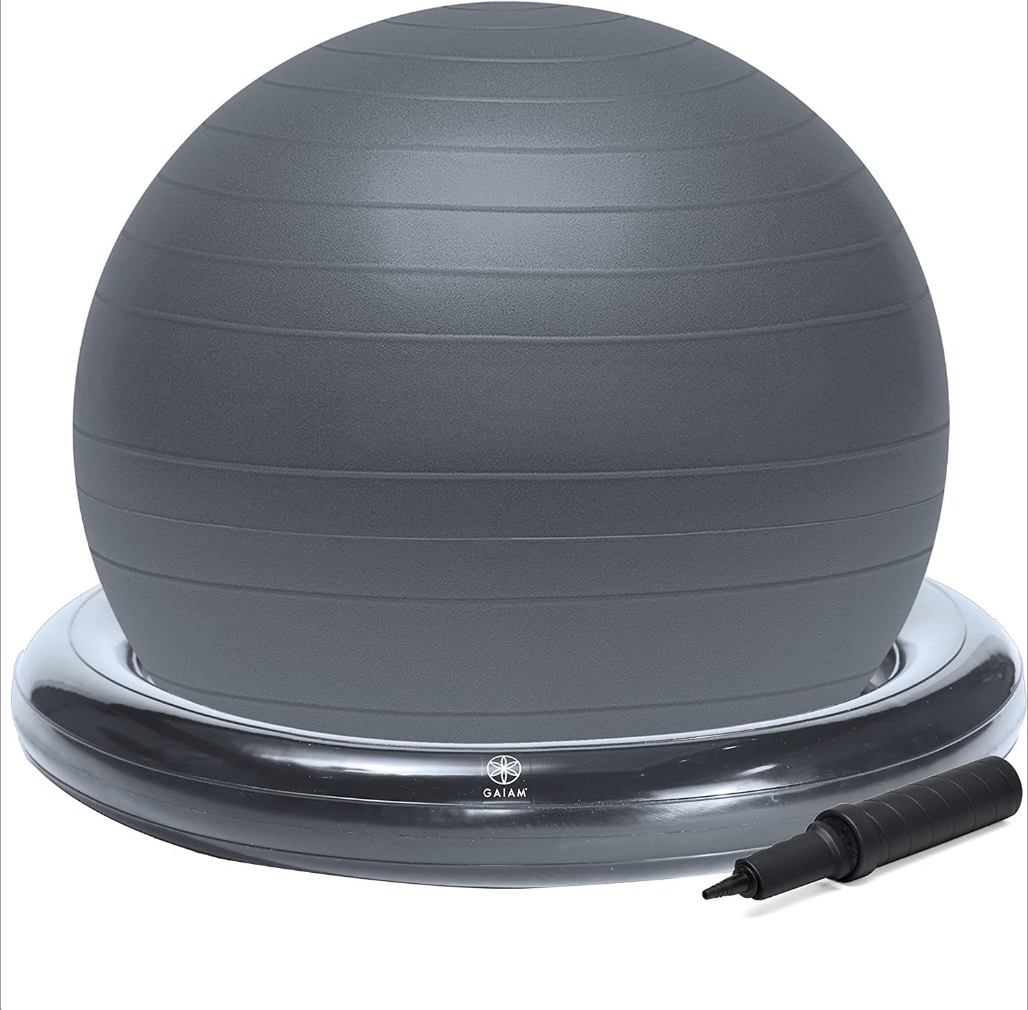 Yoga Balance Ball Chair Kit with Base & Pump