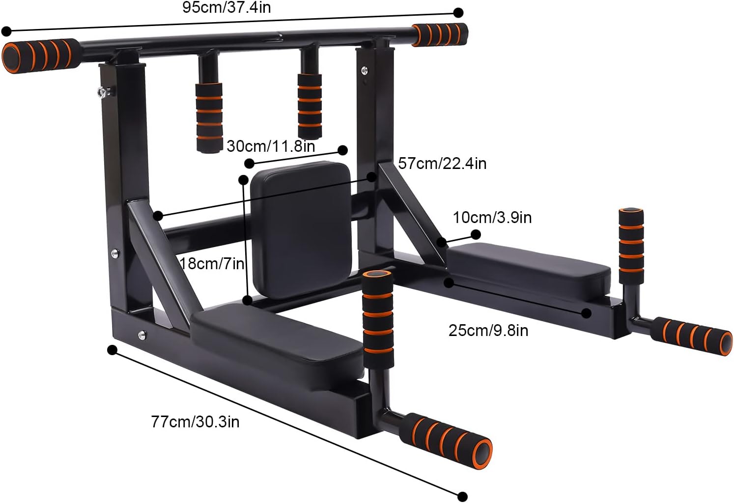 Wall Mount Pull Up Dip Station