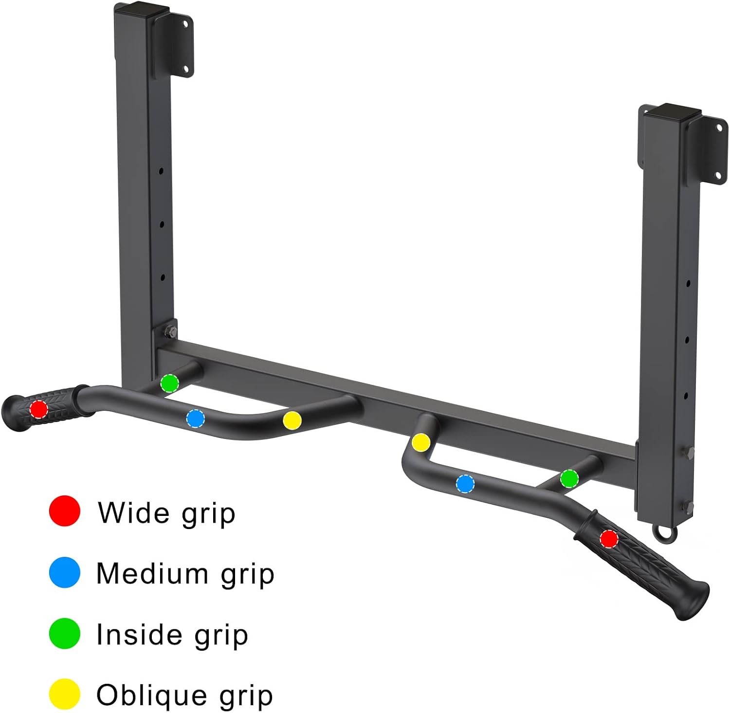 32" Ceiling Mount Pull Up Bar with Punching Bag Hanger