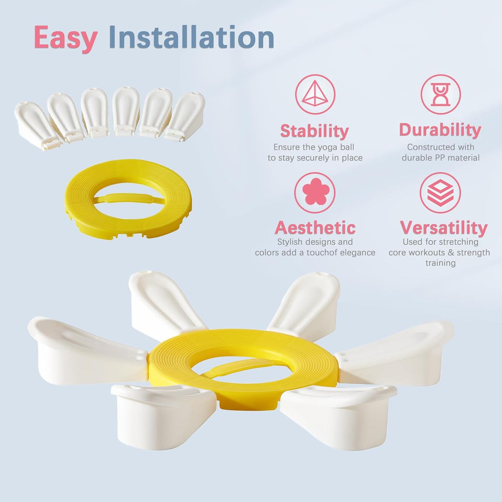 65cm Daisy Base Anti-Burst Yoga