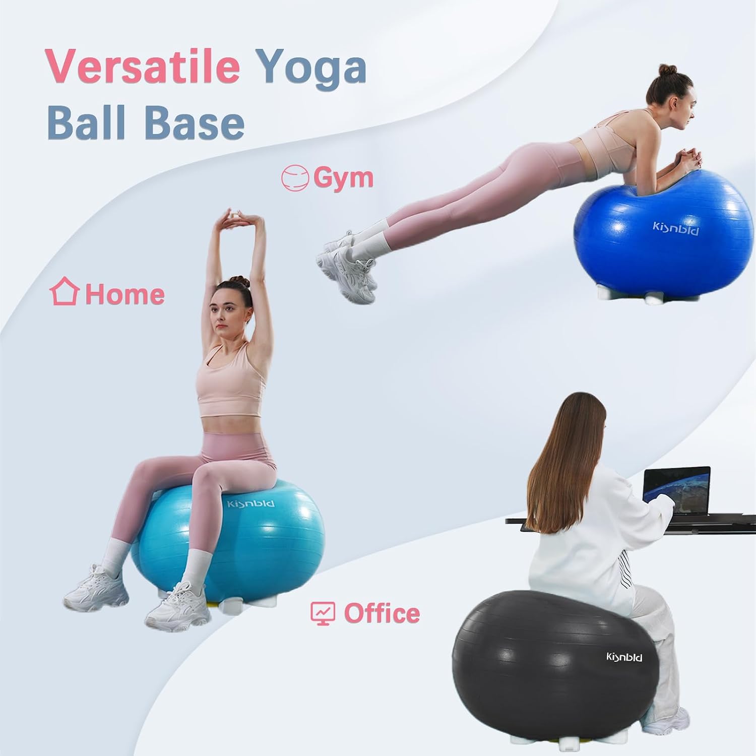 65cm Daisy Base Anti-Burst Yoga