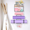 Wood Wall Mount Yoga Mat Rack