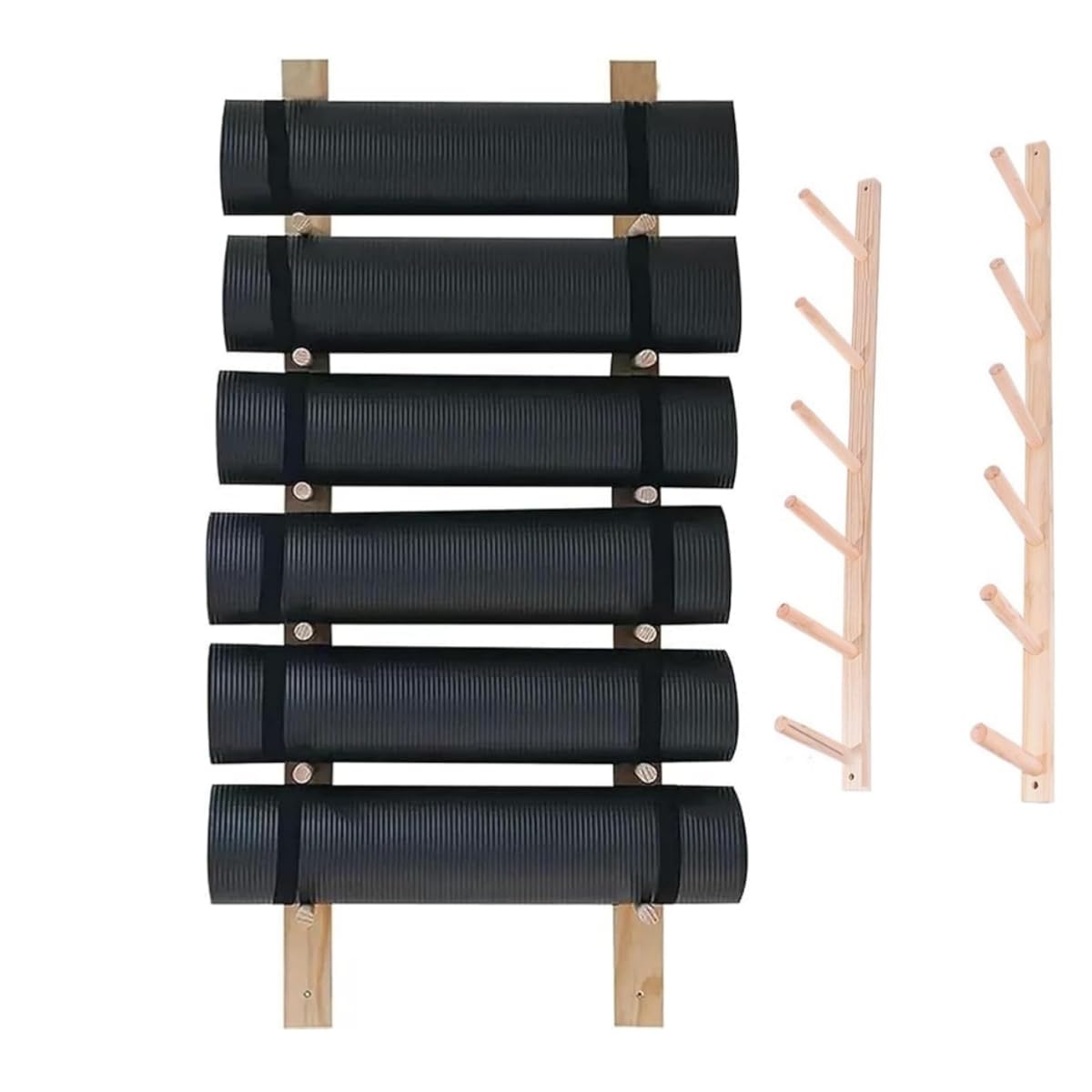 Wall & Freestanding Yoga Mat Rack