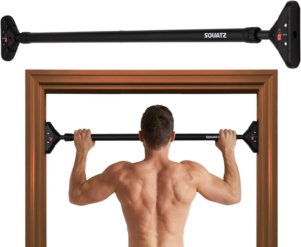 Adjustable Doorway Pull Up Bar with Level Meter