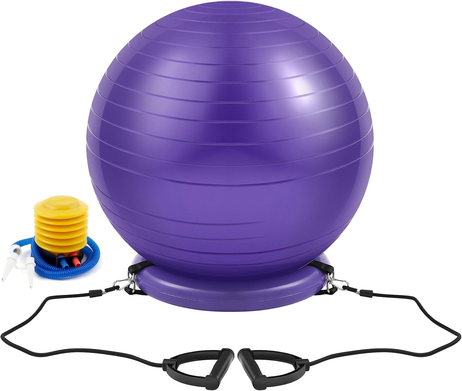 65cm Yoga Ball Chair Set