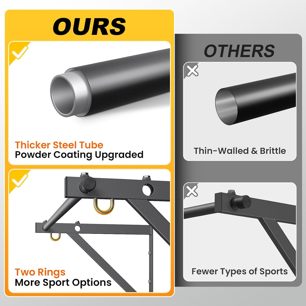 Joist Wall Mount Heavy Pull Up Bar