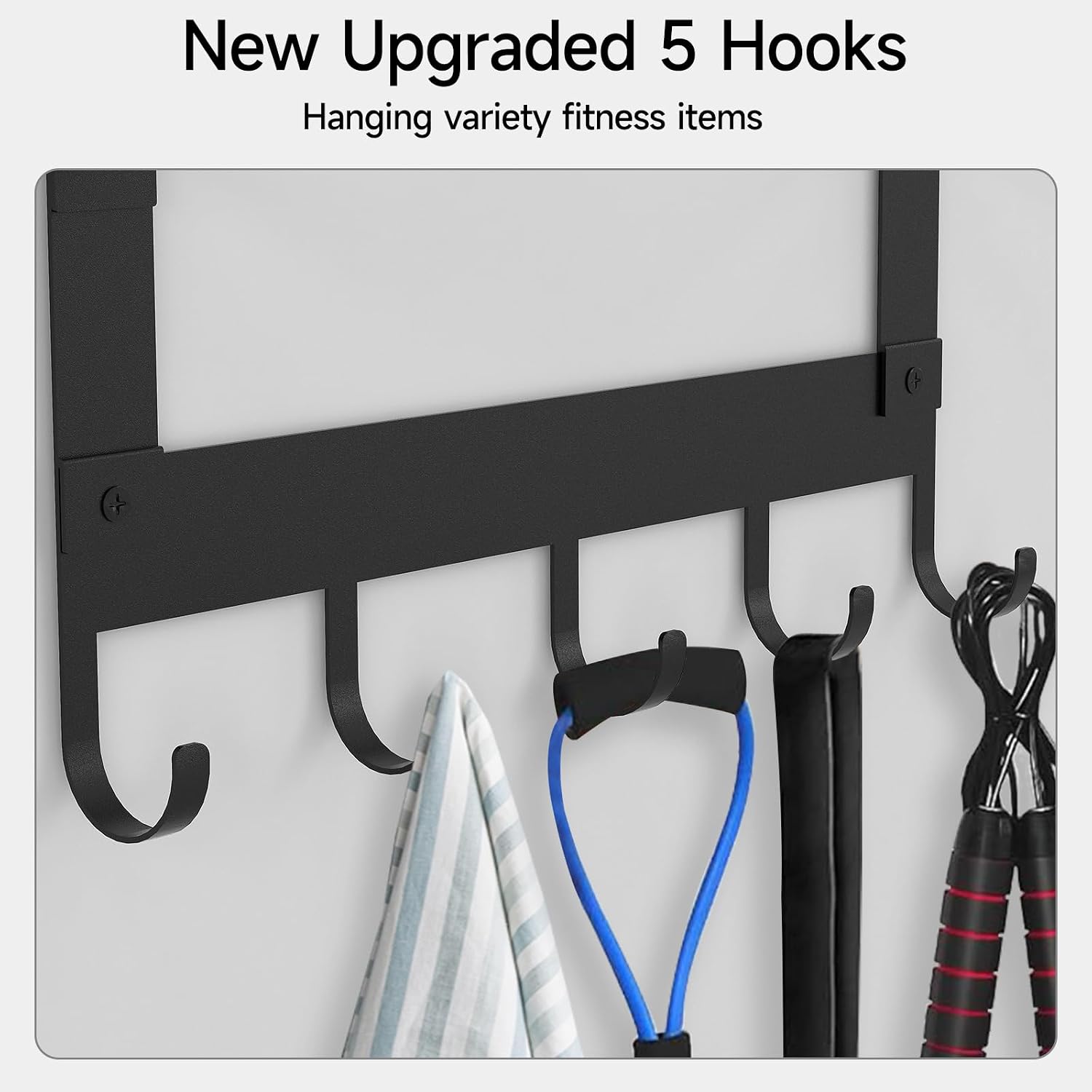 Black Metal Yoga Mat Holder