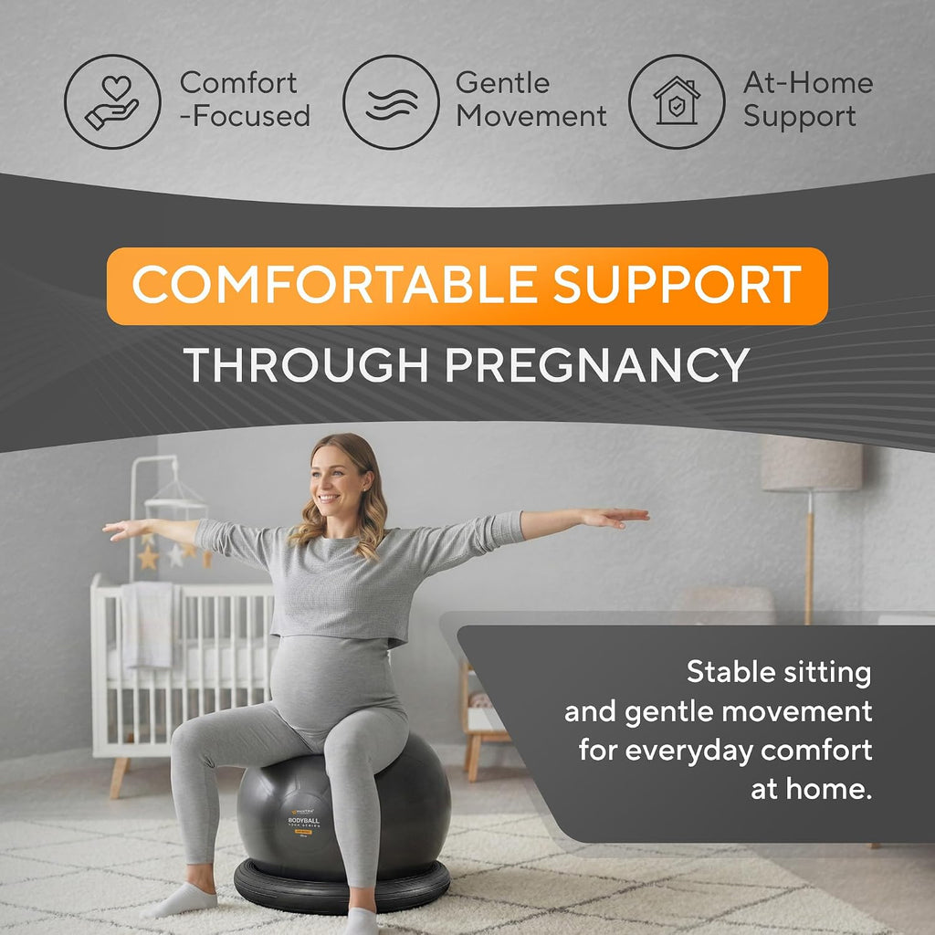 Office Yoga Birth Ball Chair with Base