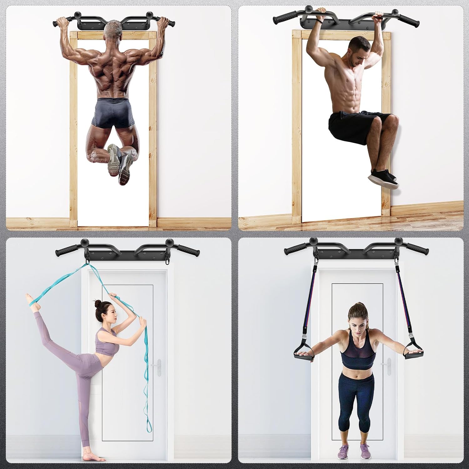 500lbs Multi-Mount Heavy Duty Pull Up Bar