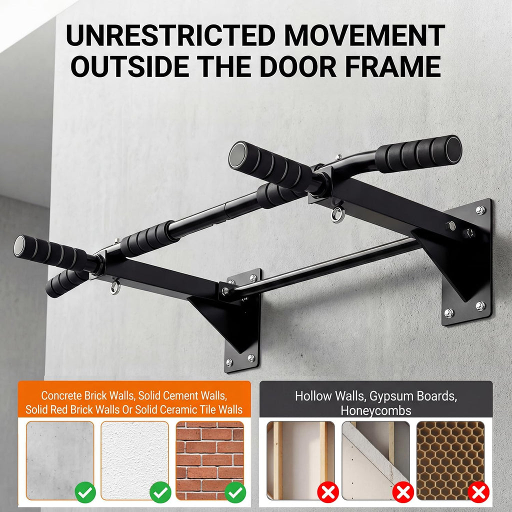 Wall Mount Multifunctional Pull Up Bar