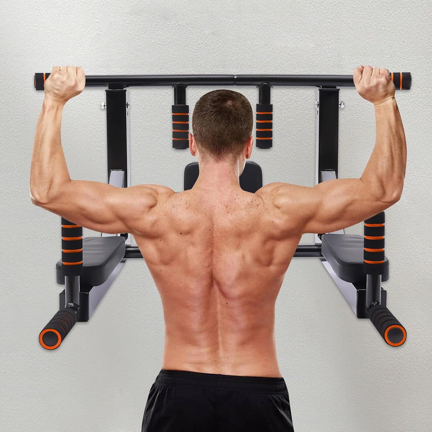 Wall Mount Pull Up Dip Station