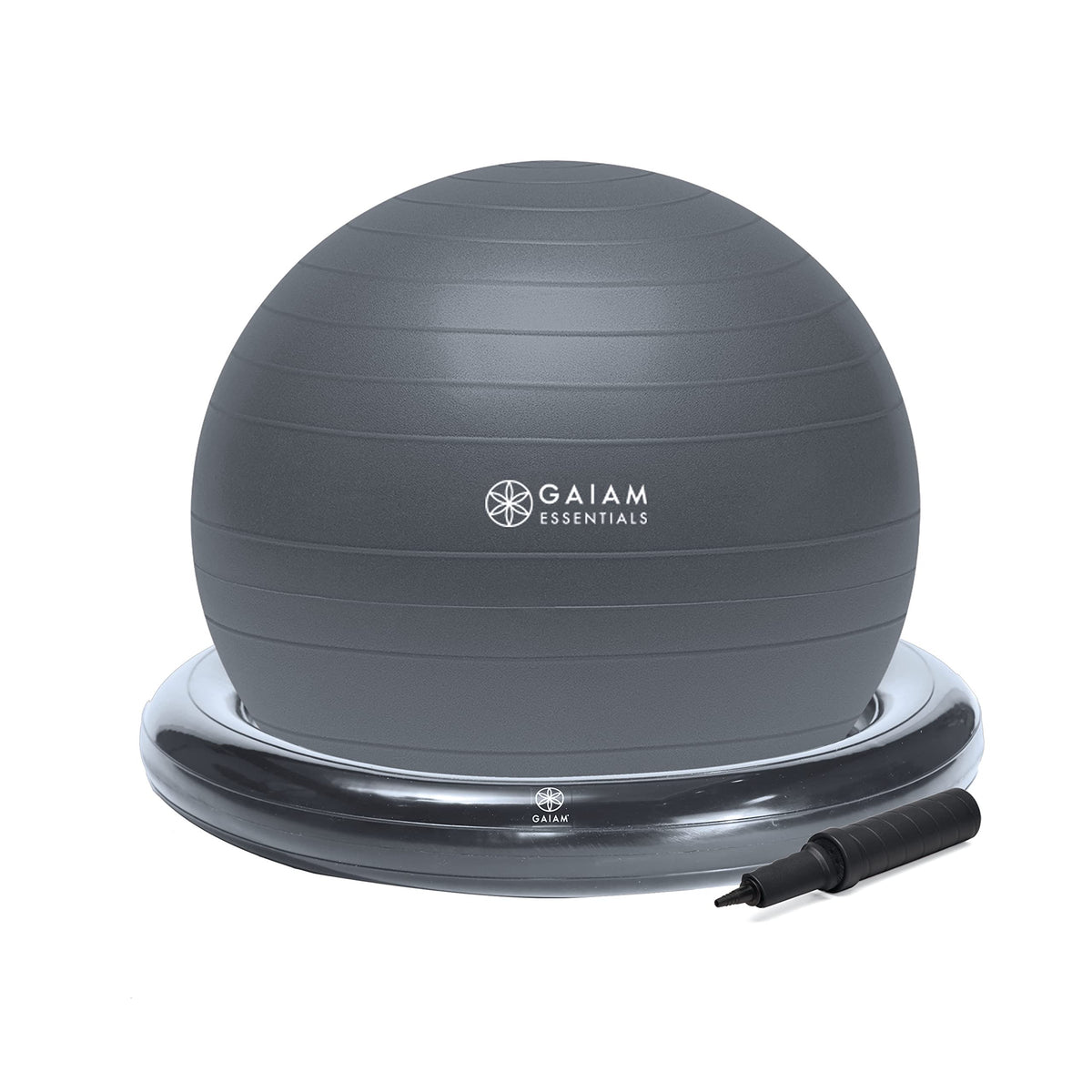 Yoga Balance Ball Chair Kit with Base & Pump