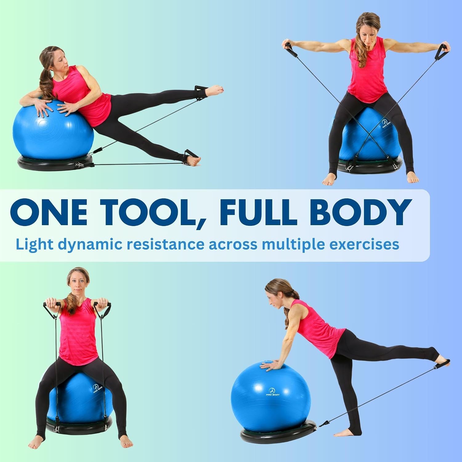 65cm Anti-Burst Yoga Ball Chair with Base
