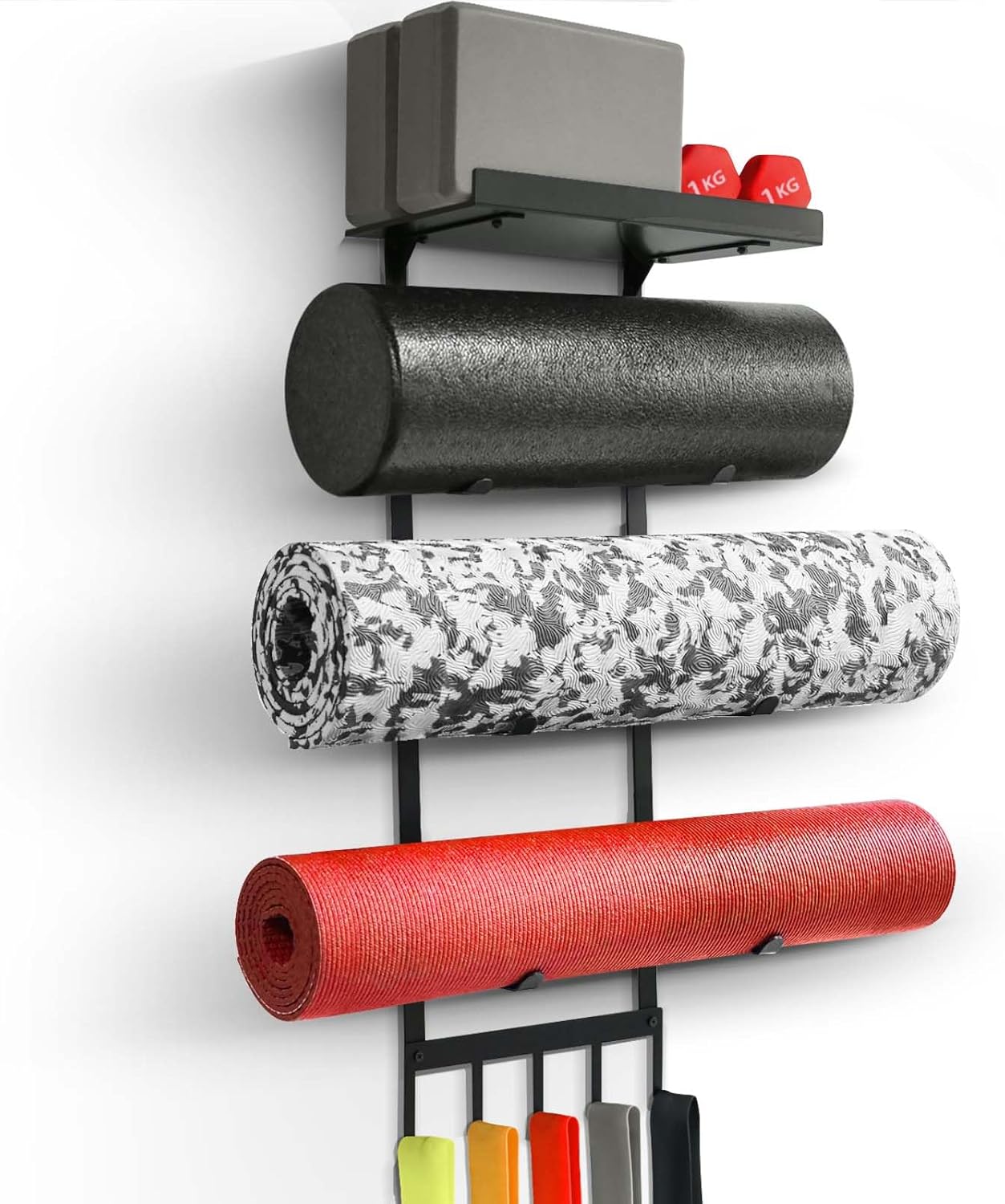 Wall Yoga Mat Storage Rack