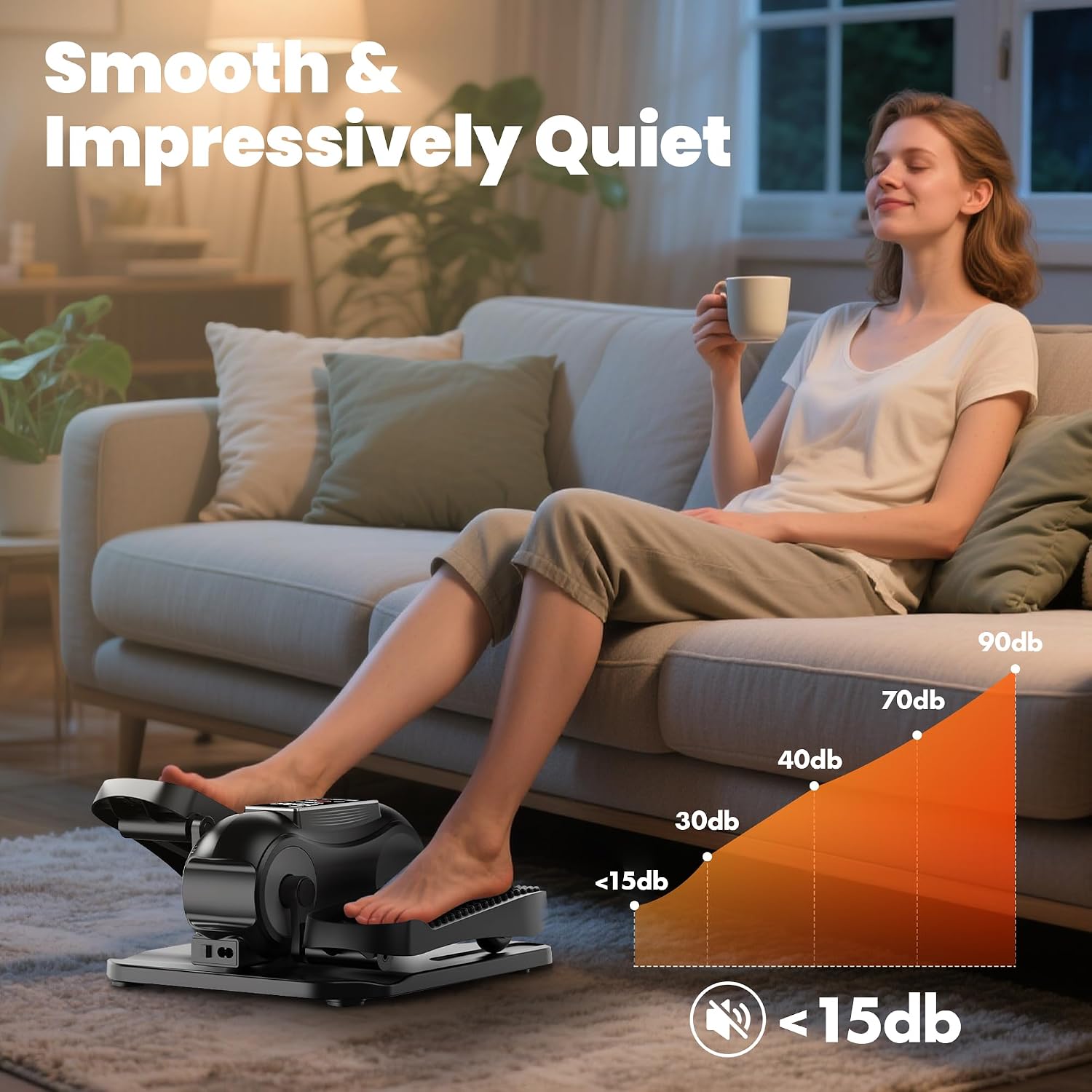 Electric Under Desk Senior Leg Elliptical