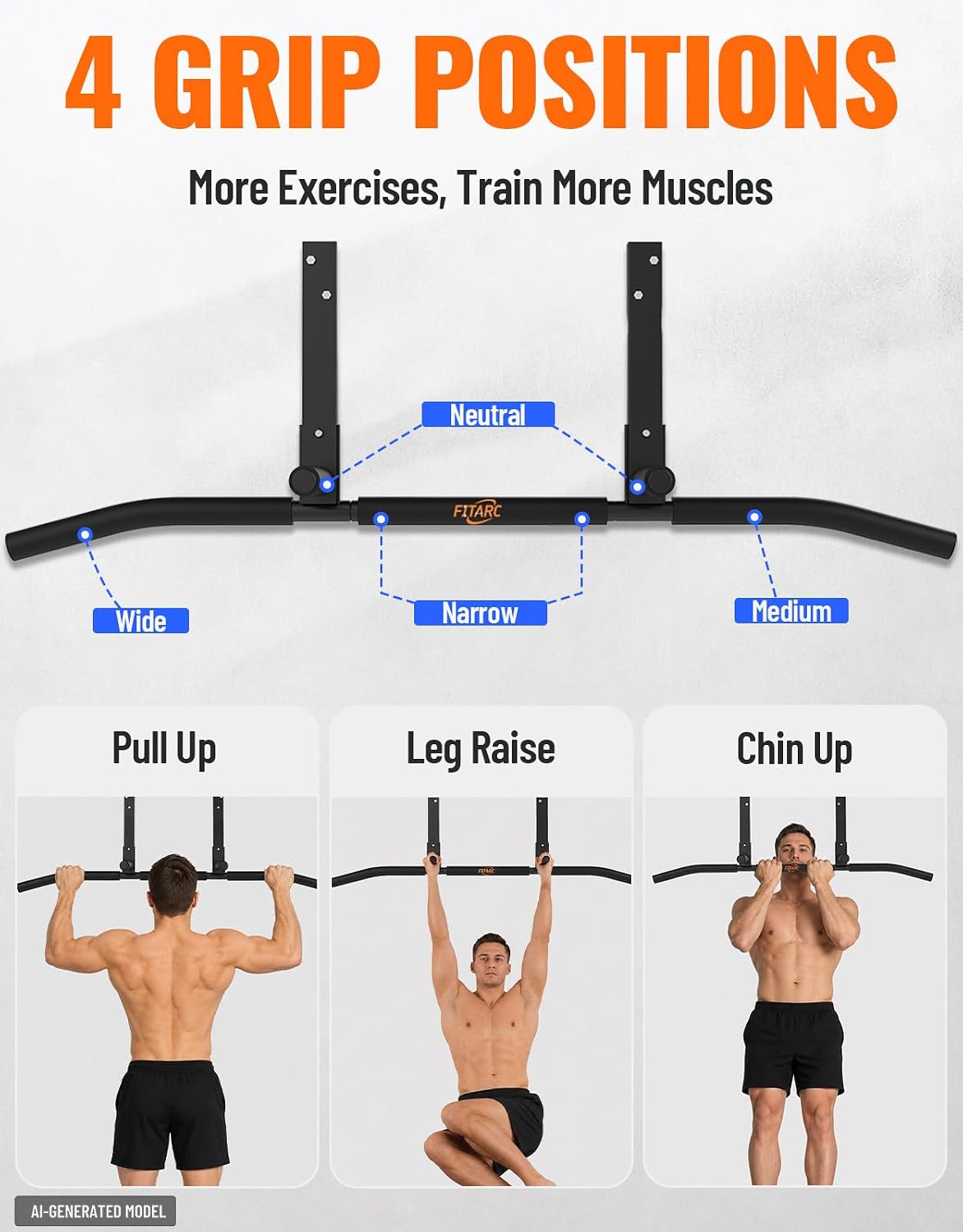 Ceiling Joist Mount Pull Up Bar