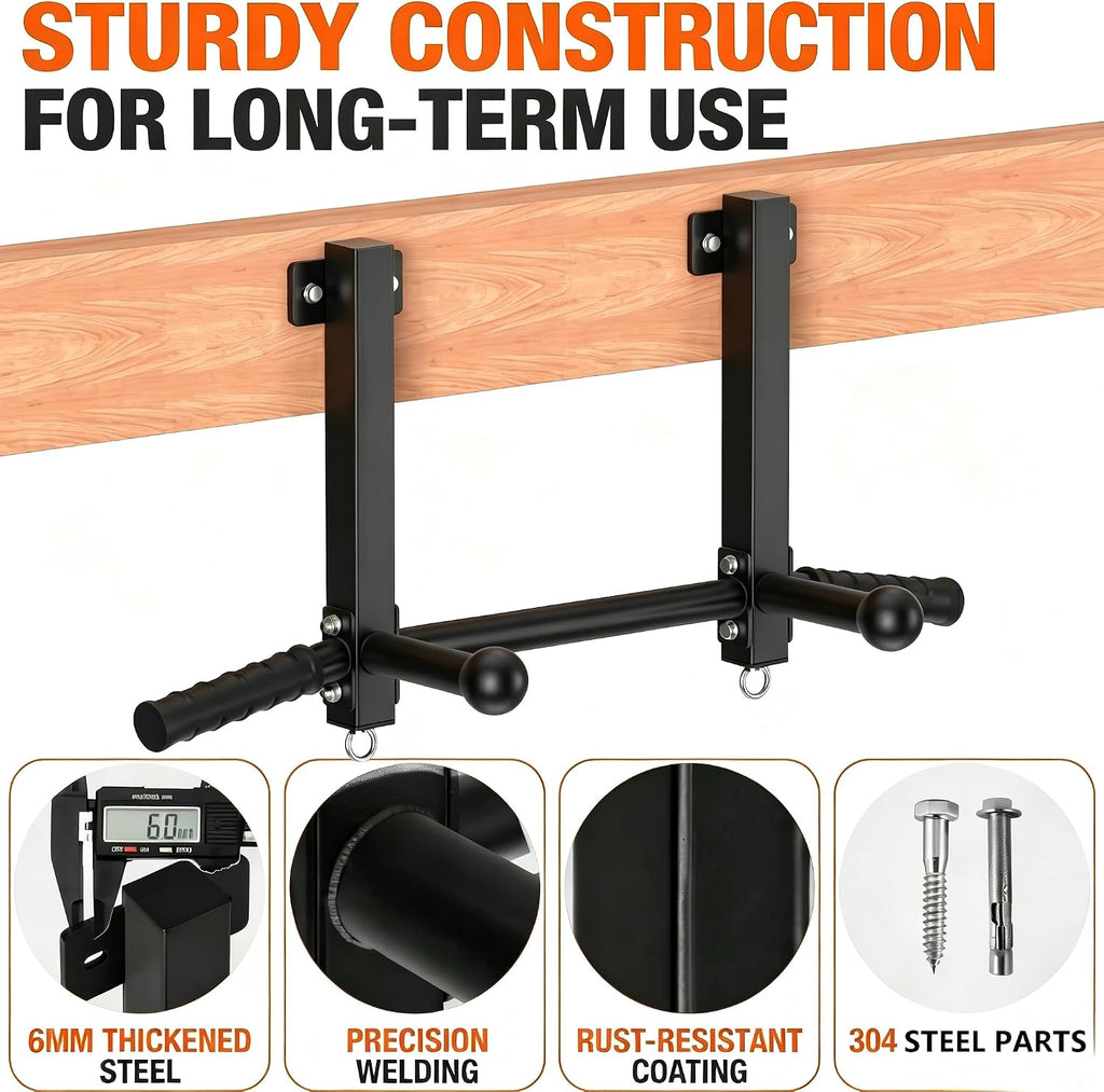 650lbs Joist Mount Multi-Grip Pull Up Bar