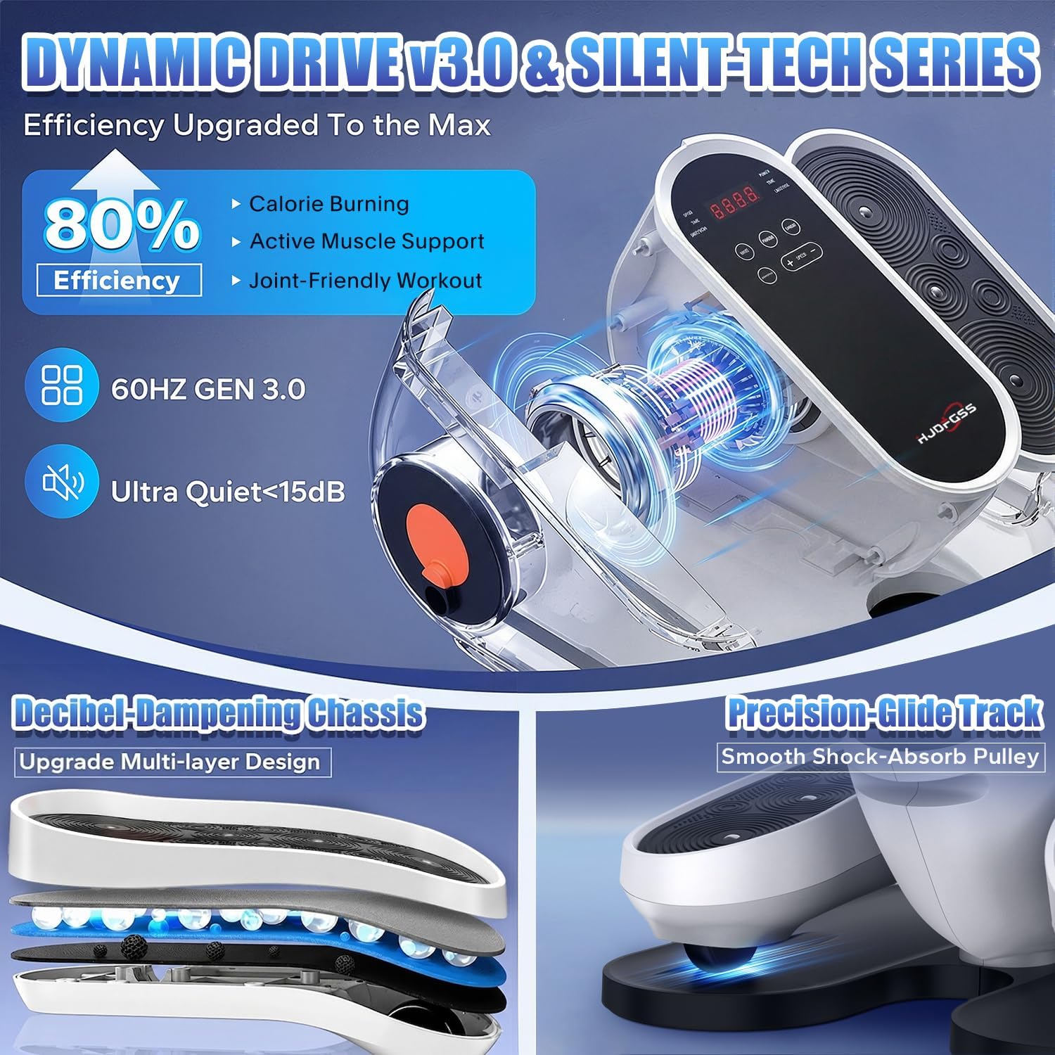 Electric Under Desk Seated Elliptical