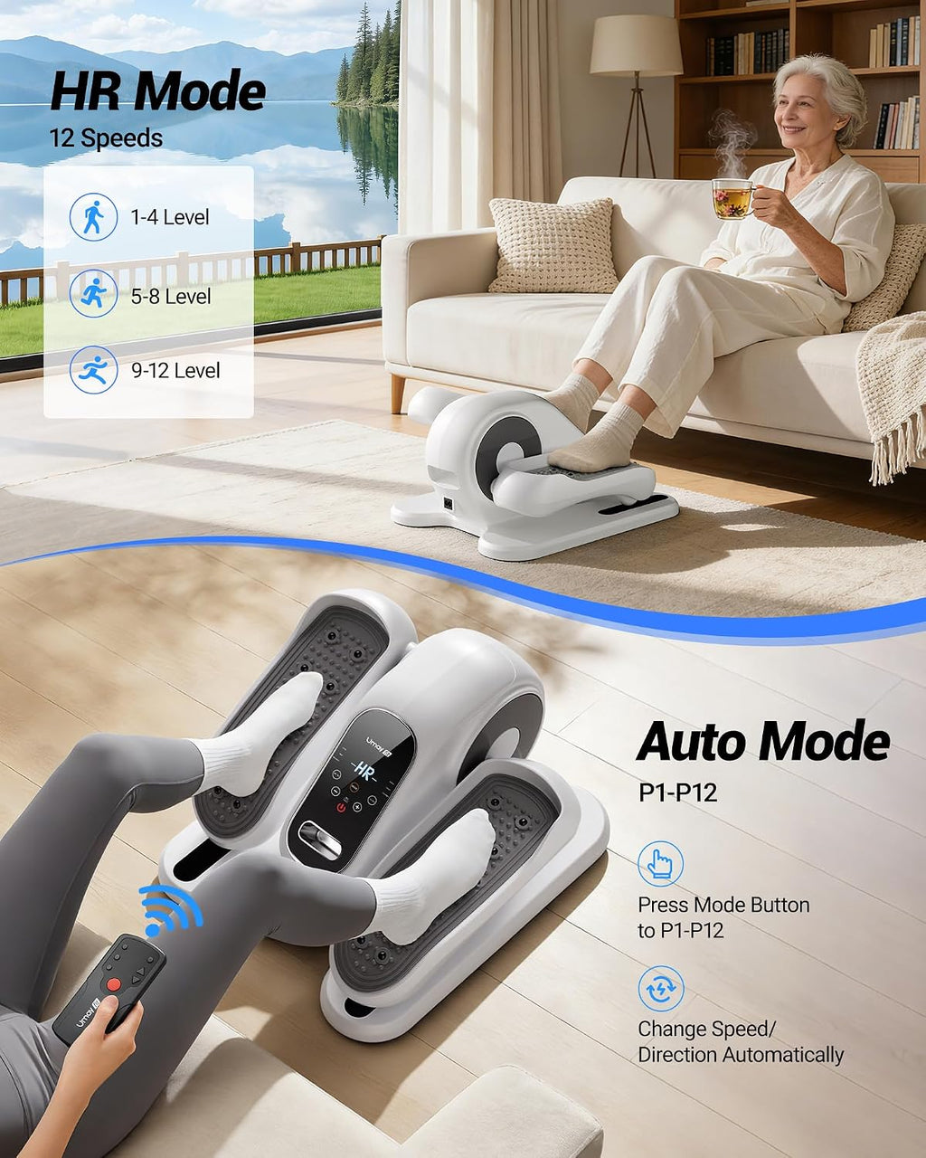Electric Under Desk Leg Pedal Exerciser