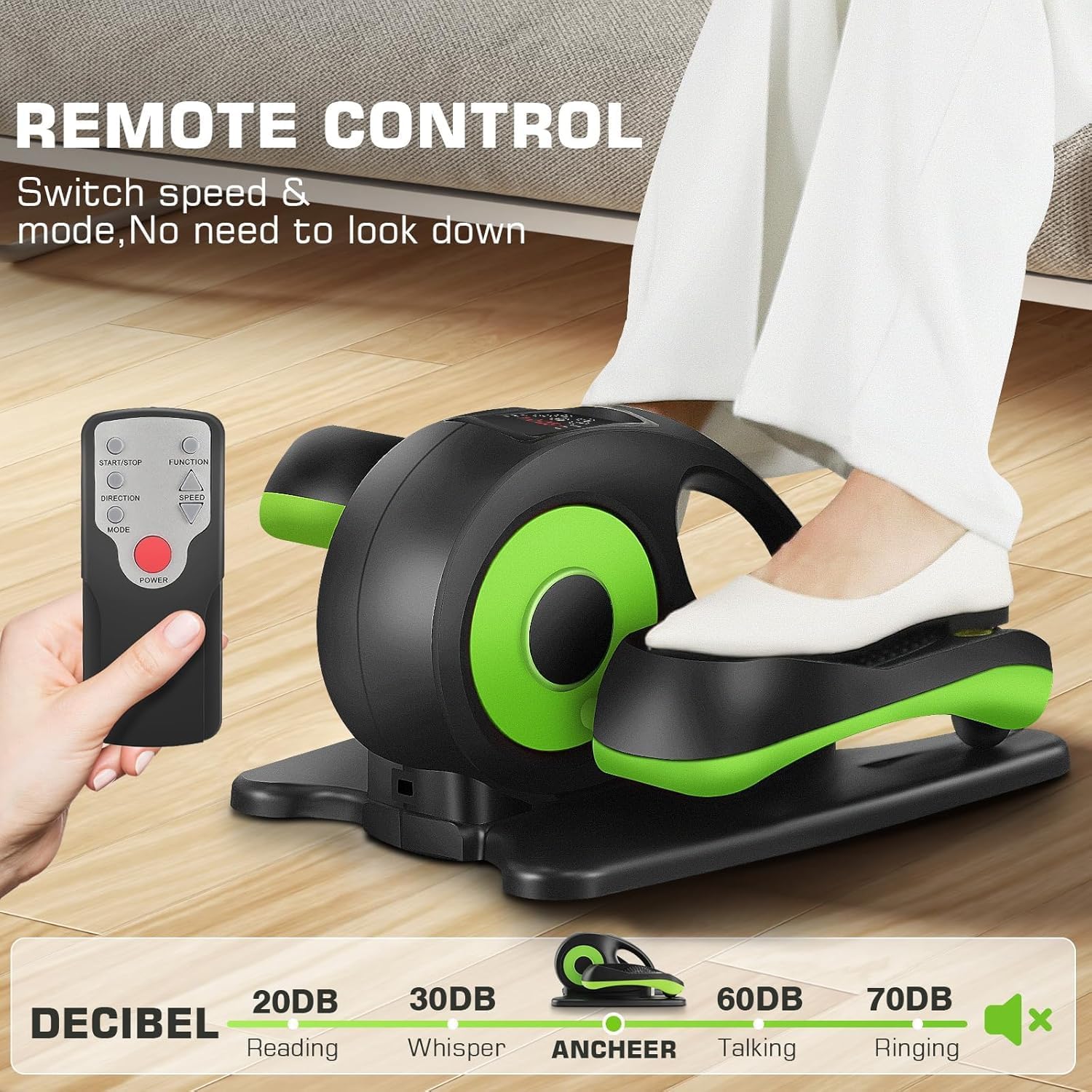 LCD Electric Under Desk Elliptical