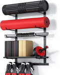 Wall Gym Yoga Mat Storage Shelf