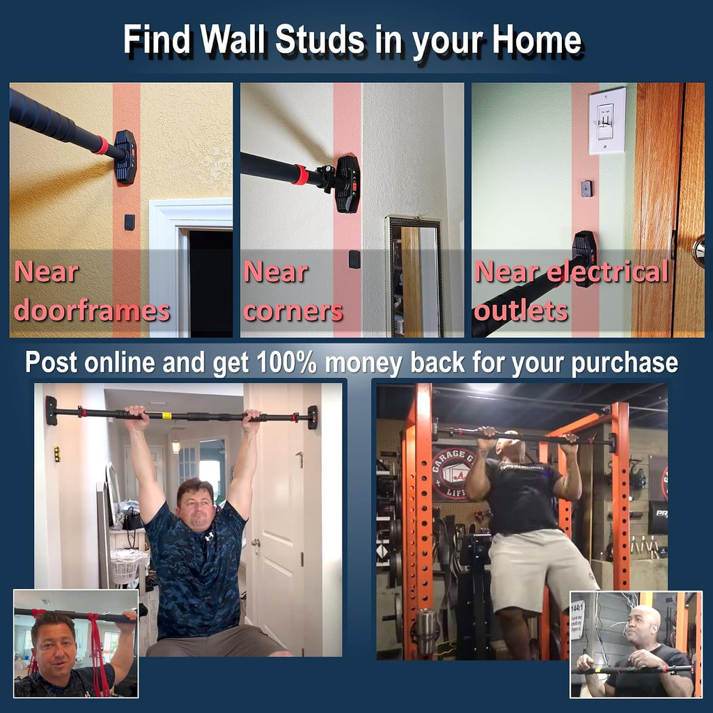 Doorway No-Screw Pull Up Bar Set
