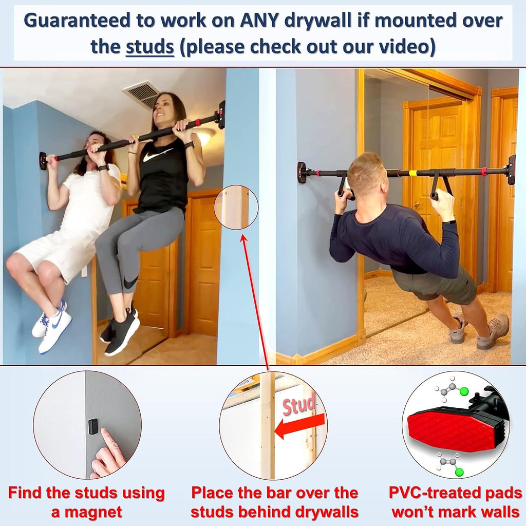 Doorway No-Screw Pull Up Bar Set