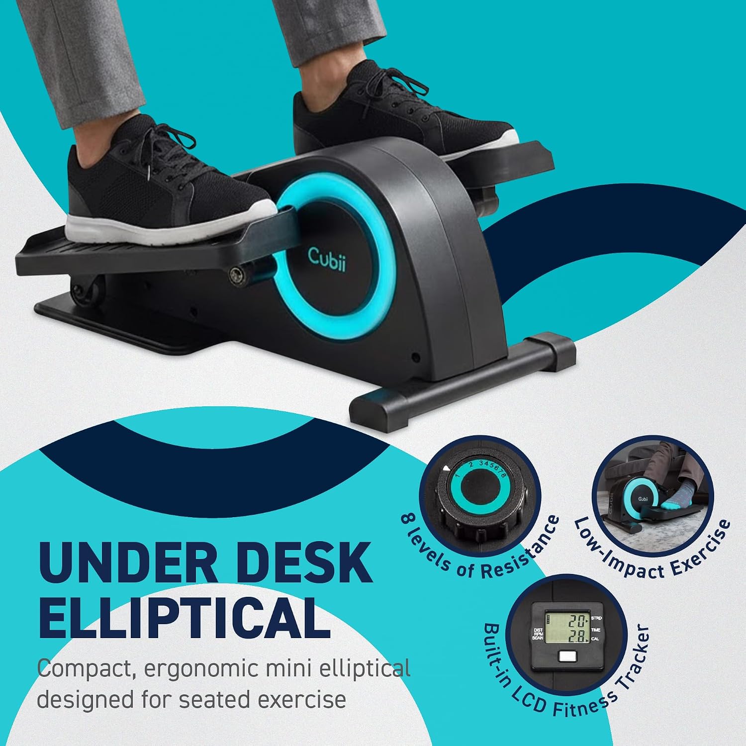 Mini Under Desk Seated Elliptical