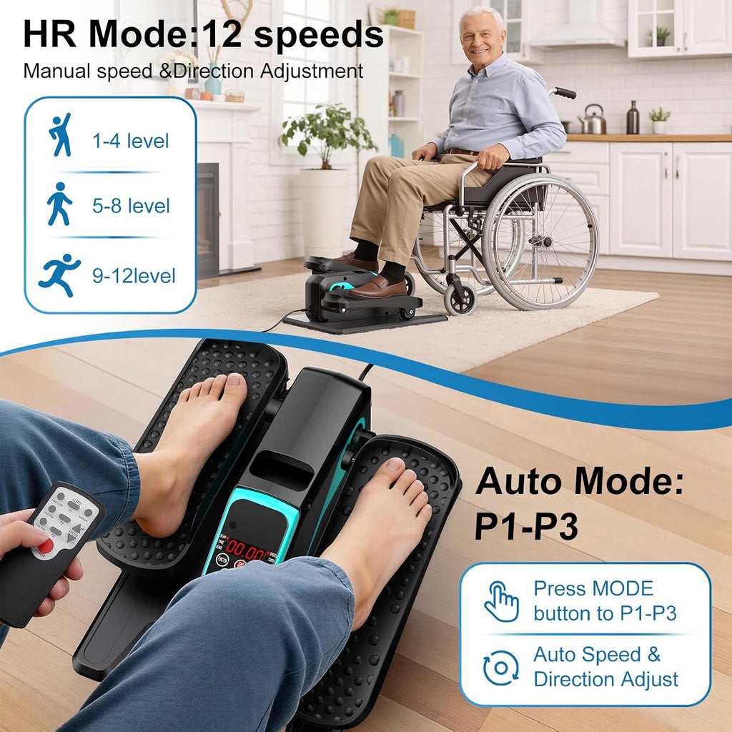Motorized Under Desk Mini Elliptical