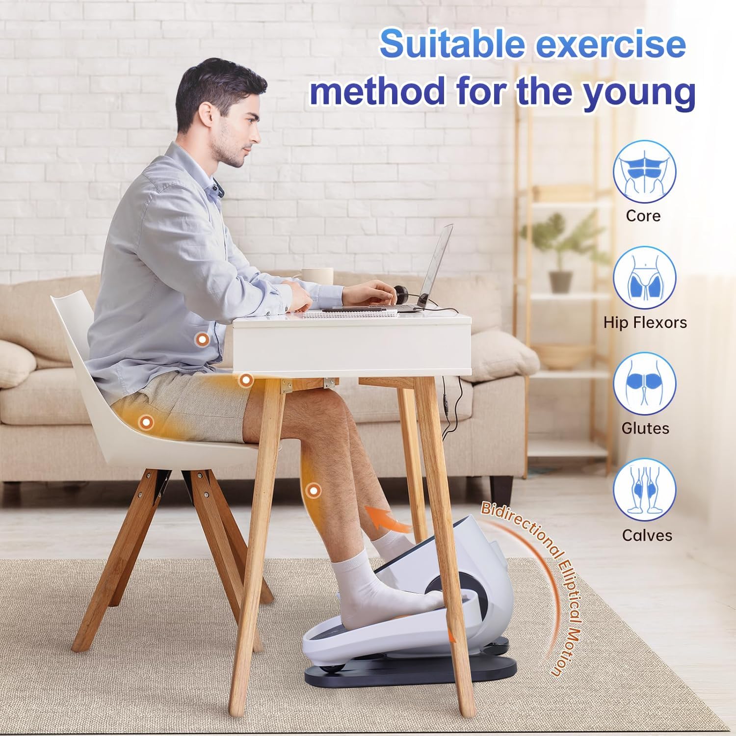 Electric Under Desk Seated Elliptical
