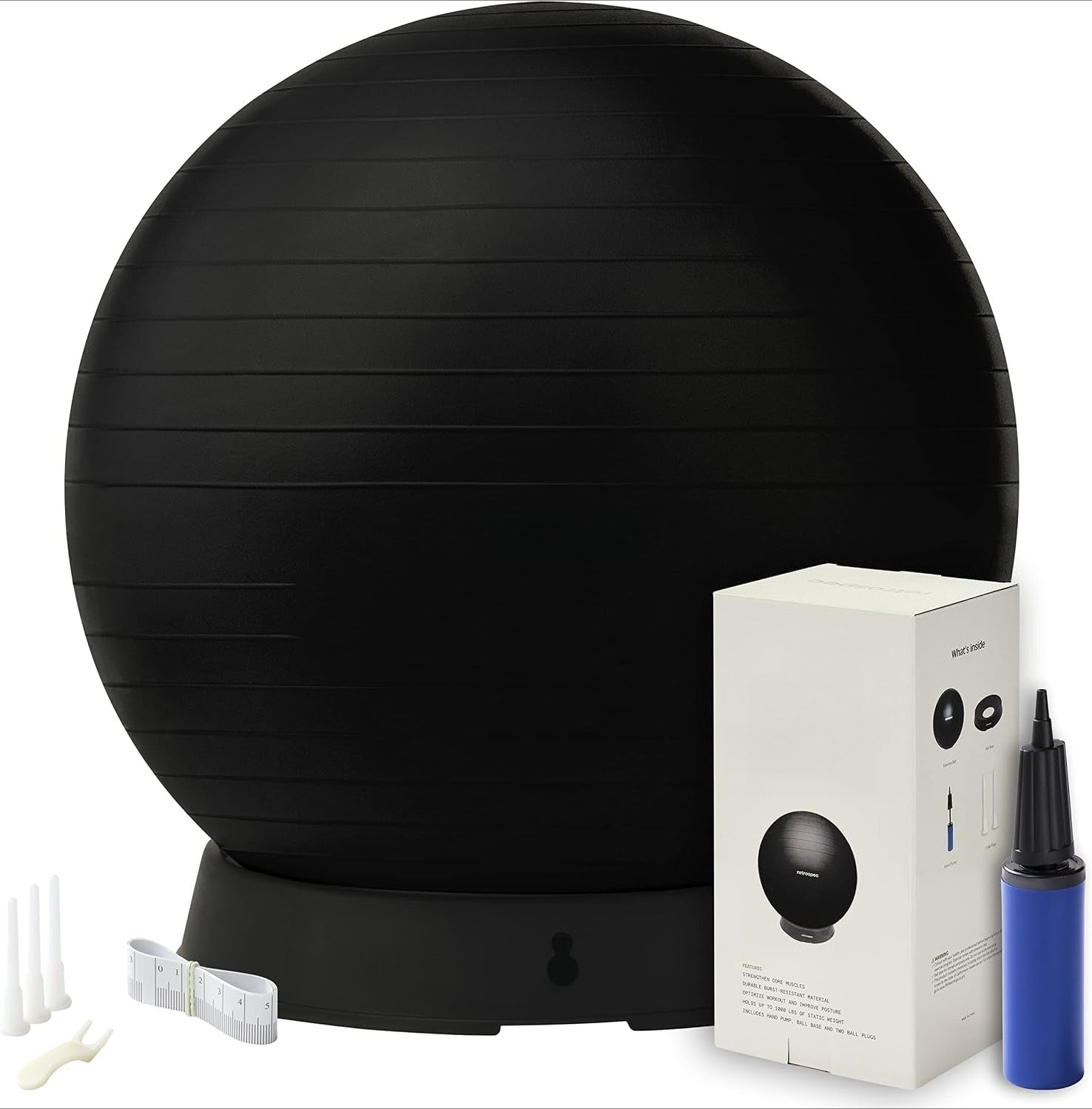 Anti-Burst Exercise Ball with Pump