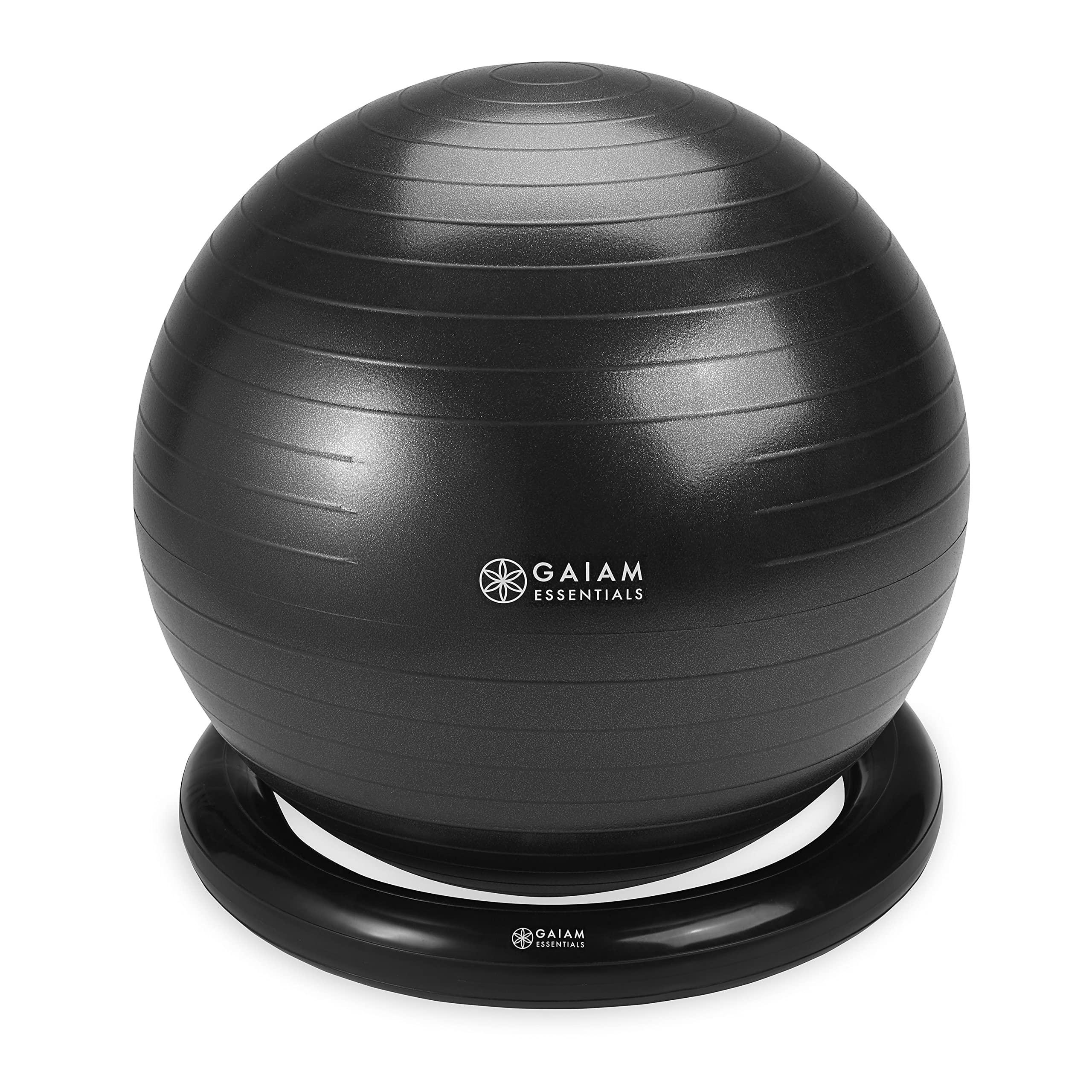 Yoga Balance Ball Chair Kit with Base & Pump