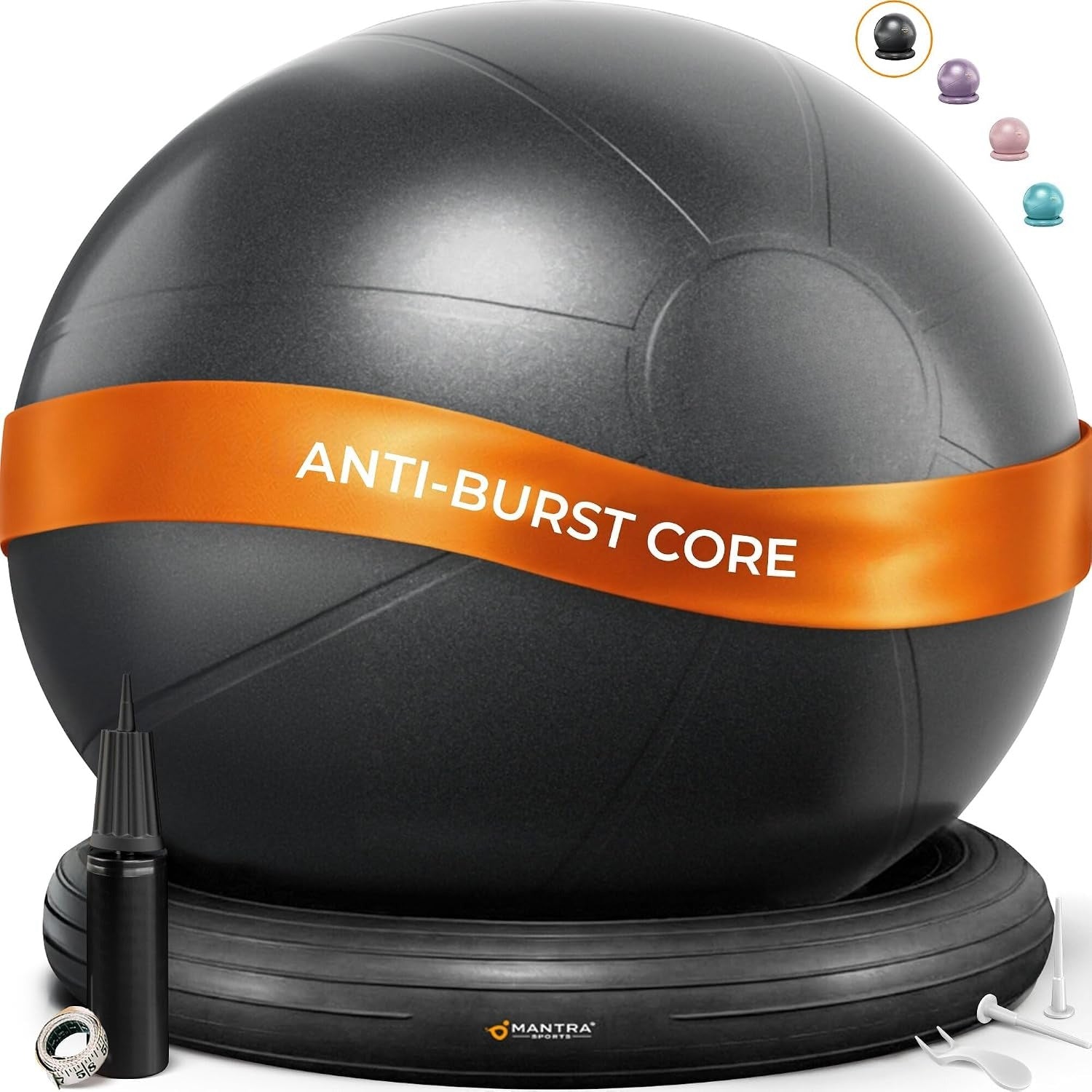 Office Yoga Birth Ball Chair with Base