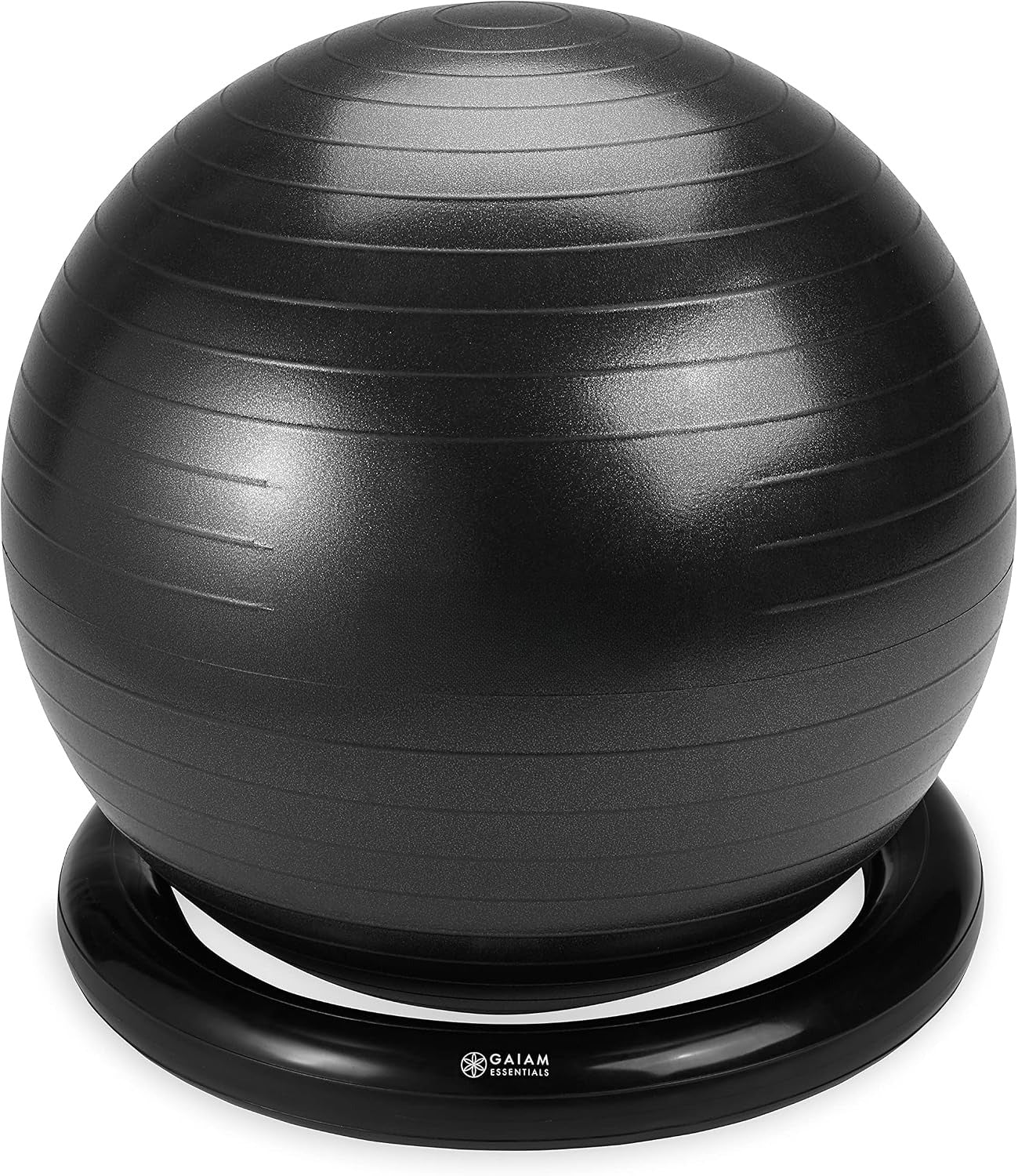 Yoga Balance Ball Chair Kit with Base & Pump